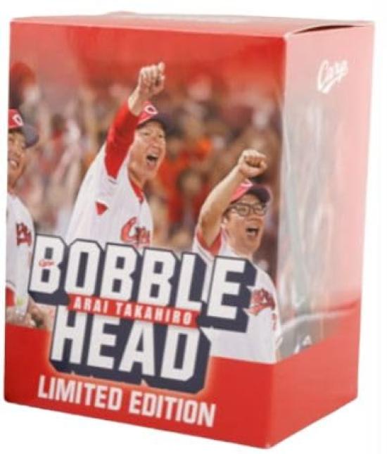 Хиросимский карп (Карп) Кукла-болванчик с изображением менеджера Арай