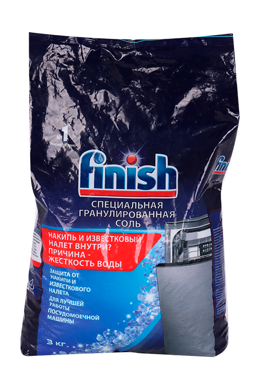 Соль FINISH д/посудомоечных машинах 3 кг