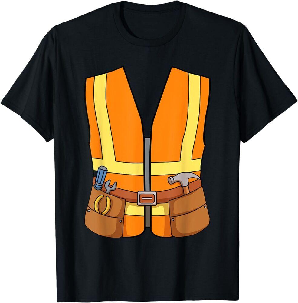 Хэллоуин DIY костюм строителя Хэллоуин футболка унисекс