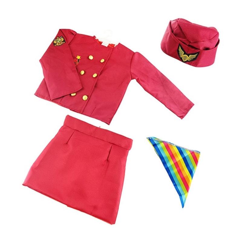 Костюмы железнодорожника/строителя/стюардессы Детский костюм строителя для карьеры Подарок