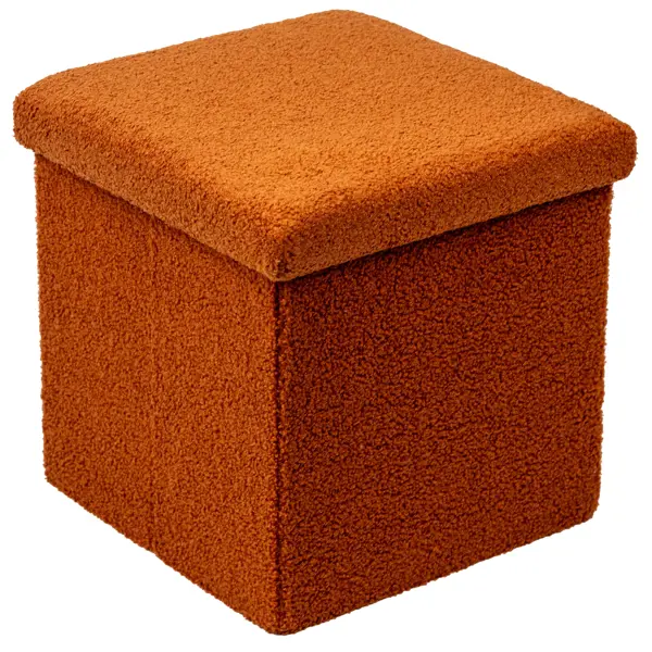 Пуф складной коричневый 38x38 см
